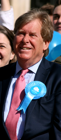 Simon Burns, Conservative Party politician, MP for Chelmsford from 1987, Chelmsford, Essex, Englandのeditorial素材