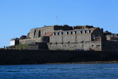Castle Cornet in St Perter Port on Guernsey in the Channel Islandsのeditorial素材
