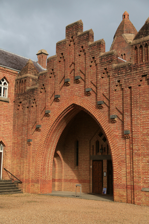 Quarr Abbey, near Fishbourne, Isle of Wightの写真素材