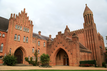 Quarr Abbey, near Fishbourne, Isle of Wightの写真素材