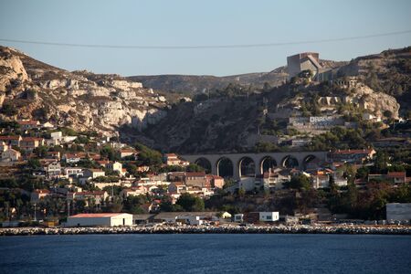 Town of Riaux, near Marseille, Franceのeditorial素材