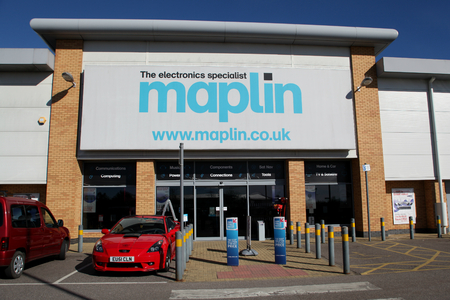 Southend, Essex, 25 March 2017 - Maplin electronic storeのeditorial素材