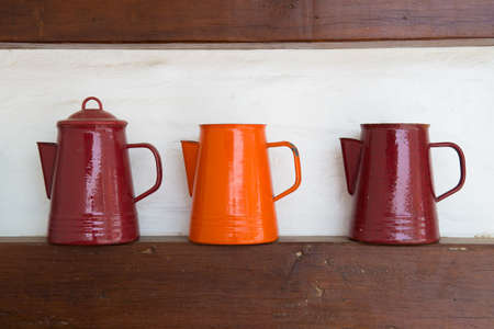 color with kettle on the wall