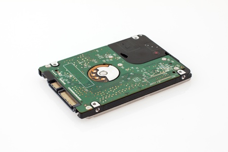 a hard drives (HDD) for notebook on electronic sideの写真素材