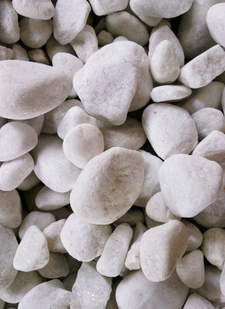 pure white marble pieces stones background for decorationの写真素材