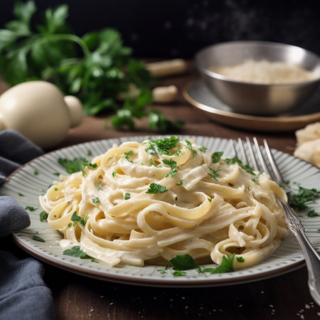 Italian pasta variatons collection with penne, spaghetti, tagliatelle with saucesの素材