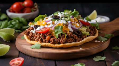 Texmex ground meat preparations for tacos, enchiladas, casserole, burritos and fajitas mexican foodの素材
