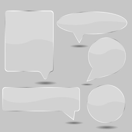 vector glass cpeech for your designのイラスト素材