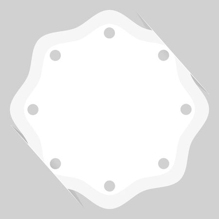 paper pattern with holes. vector illustrationのイラスト素材