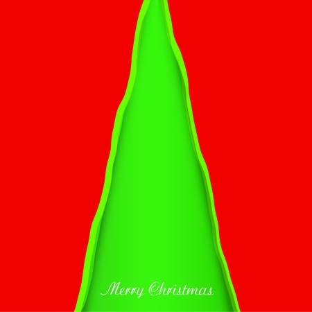 Creativity christmas tree. Vector illustrationのイラスト素材