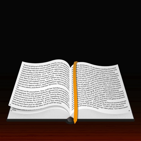 Vector open Bible. Best choiceのイラスト素材
