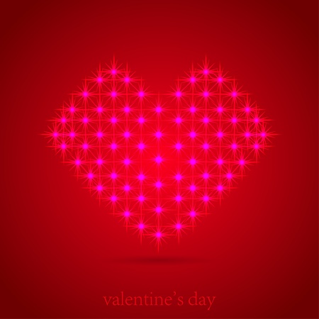 abstract heart for love. Vector illustrationのイラスト素材