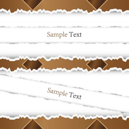 Torn abstract background with place for your message. Vectorのイラスト素材