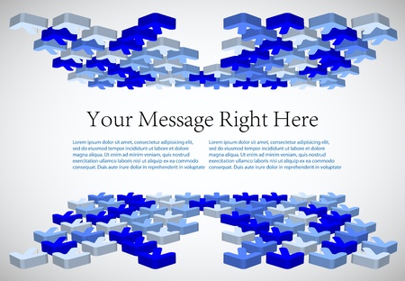 3d arrow business background for your company. Vector illustration. Best choiceのイラスト素材