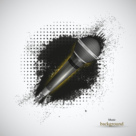 abstract music background. Vector illustration. Eps 10のイラスト素材