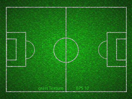 Vector soccer fieldのイラスト素材