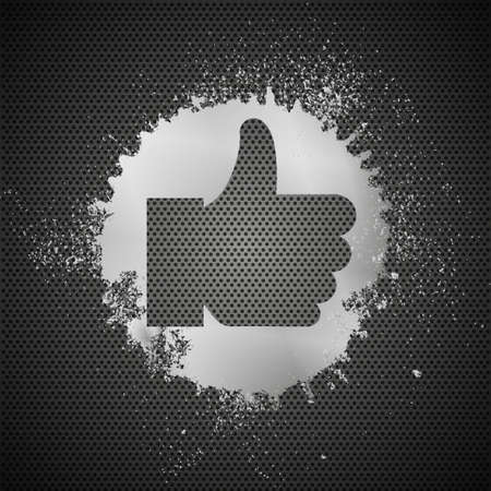 Vector abstract metal like background. Eps10のイラスト素材