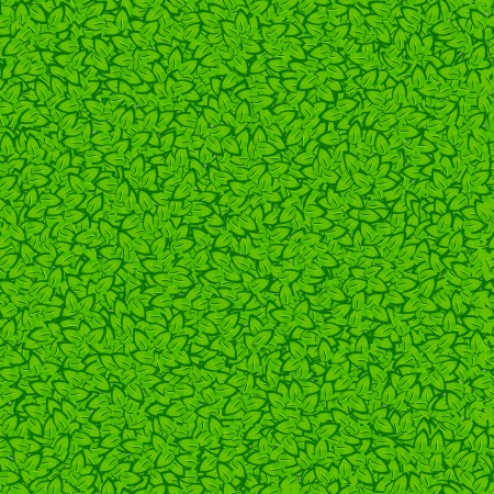 Seamless green leaves. Vector illustrationのイラスト素材