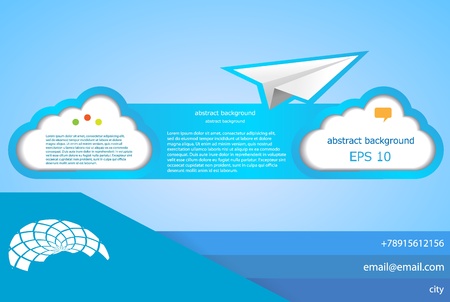 Vector cloud abstract background. Web design element. Eps10のイラスト素材