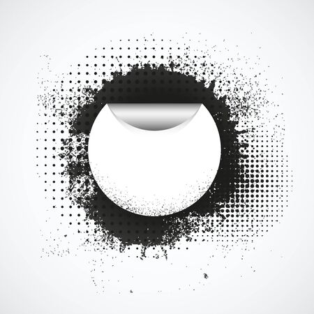 Vector grunge background with place for your text or message. のイラスト素材