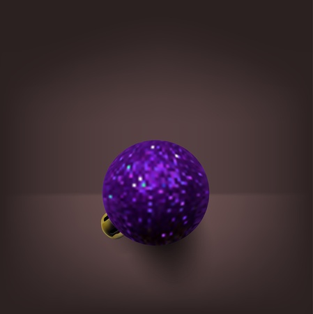  christmas ball on dark background. のイラスト素材