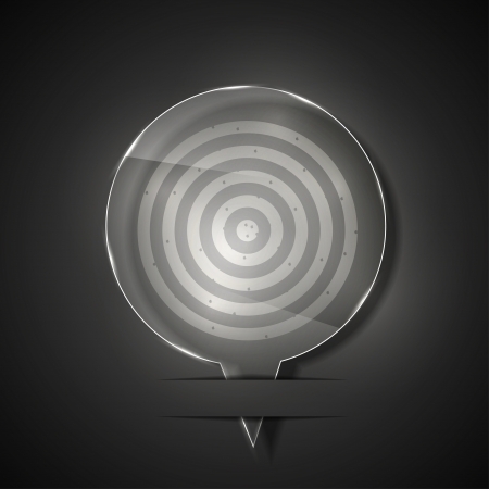  glass dart icon on gray background. のイラスト素材