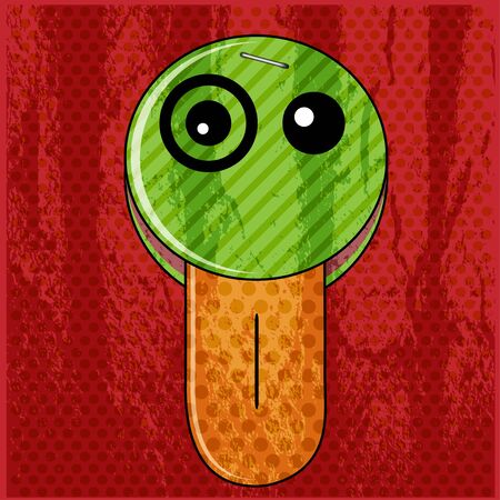 monster Grunge background.のイラスト素材