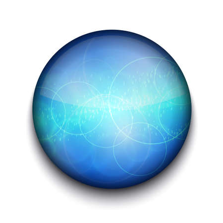 Vector abstract circle app icon on white background.  のイラスト素材