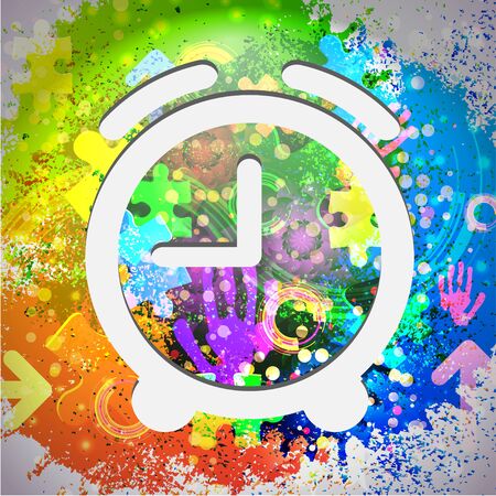 Vector icon. Colorful abstract background. Eps10のイラスト素材