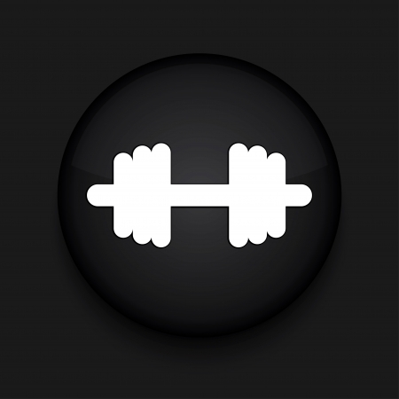 Vector creative black app icon on black background. Eps10のイラスト素材