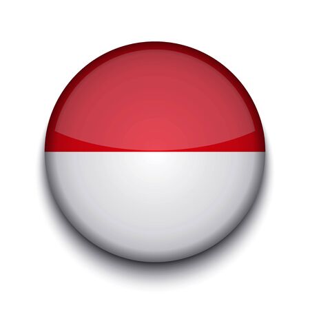 Vector creative circle flag on white background. Eps10のイラスト素材