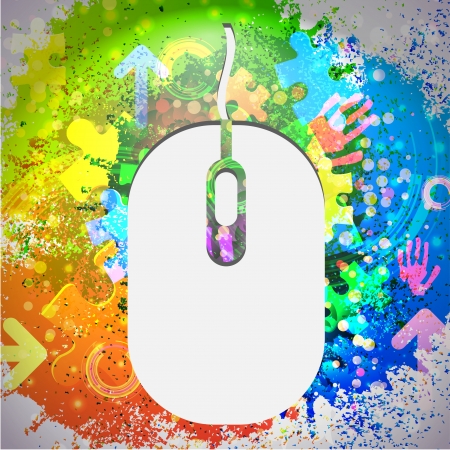 Vector icon. Colorful abstract background. Eps10のイラスト素材