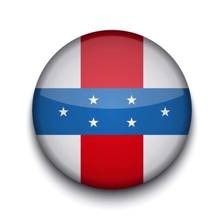 Vector creative circle flag on white background. Eps10のイラスト素材