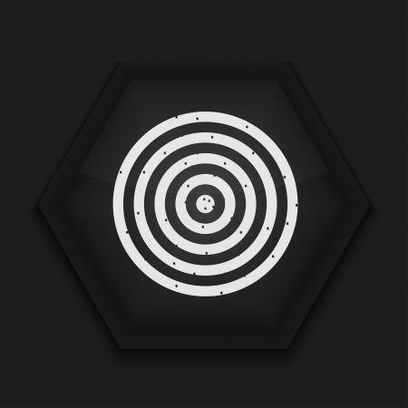 Vector creative icon on black background. Eps10のイラスト素材
