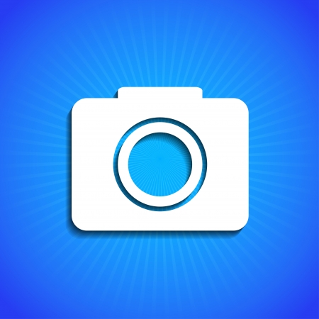 icon on blue background. のイラスト素材