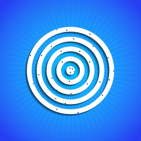 icon on blue background. のイラスト素材