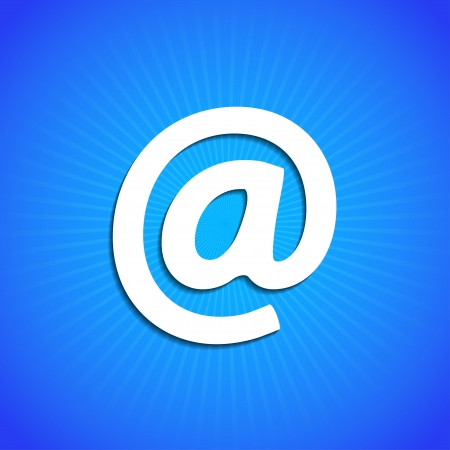 icon on blue background. のイラスト素材