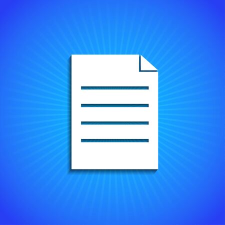 Vector icon on blue background. Eps10のイラスト素材