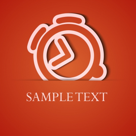 background. Orange icon applique.のイラスト素材