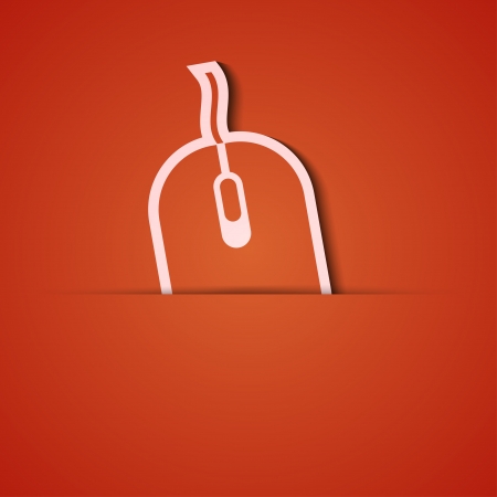 background. Orange icon applique.のイラスト素材