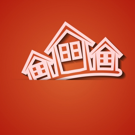 background. Orange icon applique.のイラスト素材