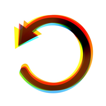 abstract icon on white background.のイラスト素材
