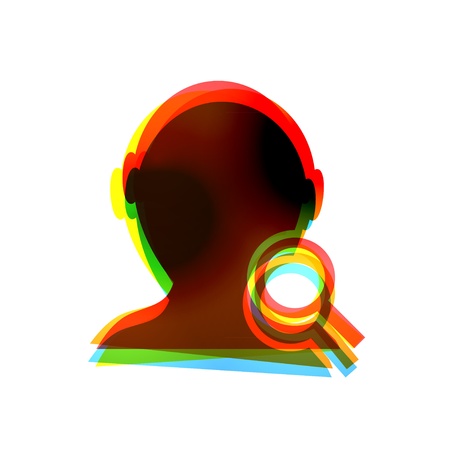 abstract icon on white background.のイラスト素材