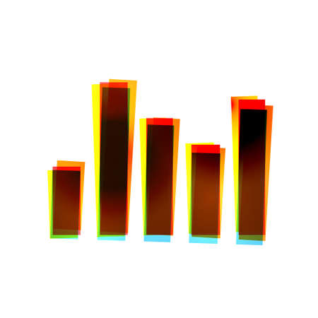 abstract icon on white background.