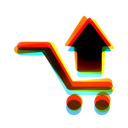 abstract icon on white background.のイラスト素材