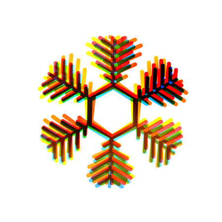 abstract icon on white background.のイラスト素材