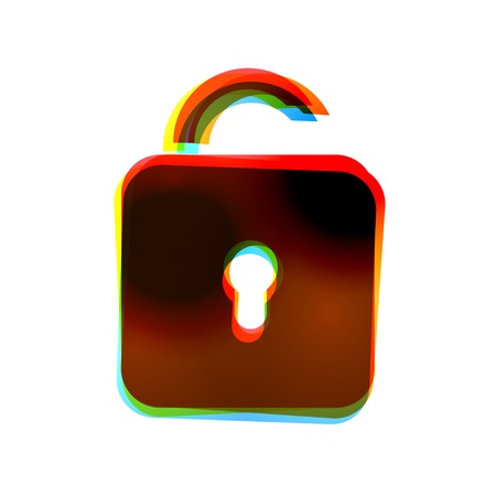 abstract icon on white background.のイラスト素材