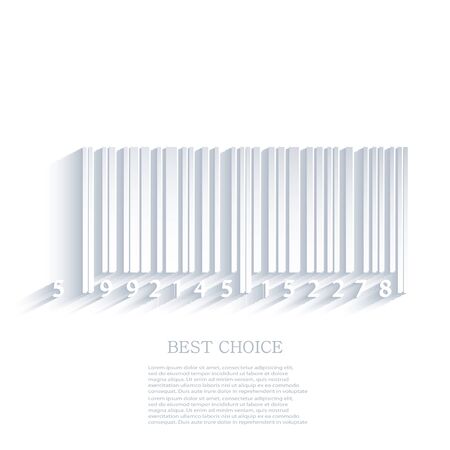 bar code background. のイラスト素材