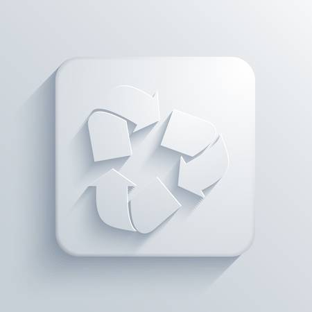 Vector light square icon. Eps10のイラスト素材