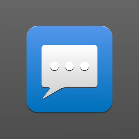 bubble speech icon.のイラスト素材